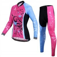 Komplet Kolarski Strój Rowerowy Ocieplany Z Wkładką Żelową X-Tiger Termo M