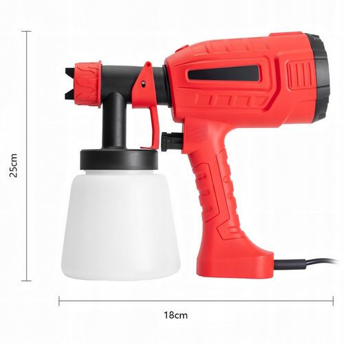 PISTOLET ELEKTRYCZNY NATRYSKOWY DO FARB 1200 ML AGREGAT MALARSKI 400W na Arena.pl