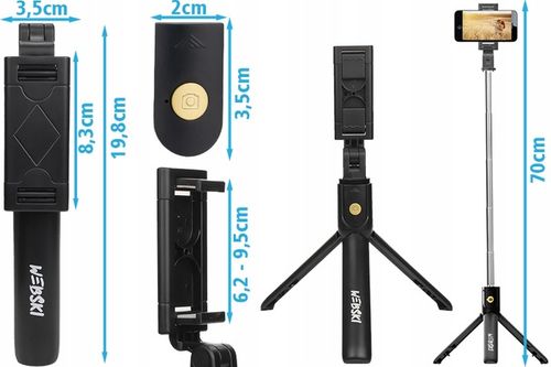 SELFIE STICK Z PILOTEM STATYWEM DO TELEFONU ZDJĘĆ na Arena.pl