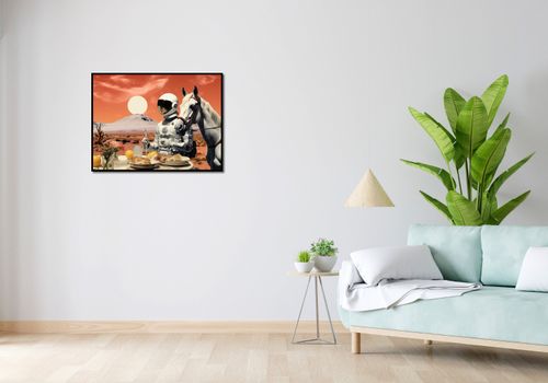 Plakat 80x60cm Obiad na Marsie na Arena.pl
