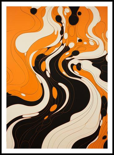 Plakat 67,5x95cm Tańczący Atrament na Arena.pl
