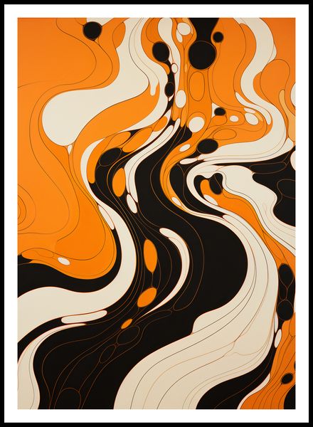 Plakat 67,5x95cm Tańczący Atrament zdjęcie 3