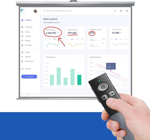 NIEKOMPLETNY Pilot do prezentacji 2w1 USB/Typ C bezprzewodowy prezenter na Arena.pl