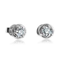 Złote kolczyki KBD1594 - Diament