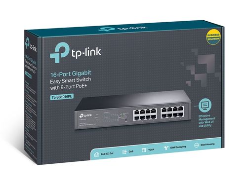 Switch TP-LINK TL-SG1016PE 16x1GbE (8xPoE+) na Arena.pl