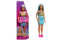 Barbie lalka Fashionistas niebieskie wlosy HRH16