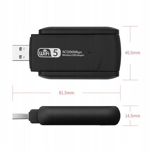 KARTA SIECIOWA WI-FI ADAPTER USB 3.0 1300Mbps DUAL na Arena.pl
