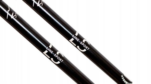 KIJE TREKKINGOWE DO NORDIC WALKING LINE SPORT REGULOWANE LEKKIE CZARNE na Arena.pl