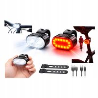 Lampka Rowerowa Przednia I Tylna Led Mocna Akumulatorowa Do Roweru Zestaw