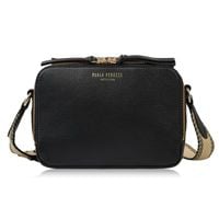 torebka damska skórzana listonoszka na ramię modna czarna