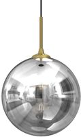 Wisząca lampa kulista Reflex MLP8414 przydymiona złota