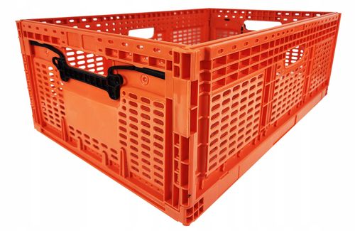 skrzynka składana 600x400x219mm pomarańczowa na Arena.pl