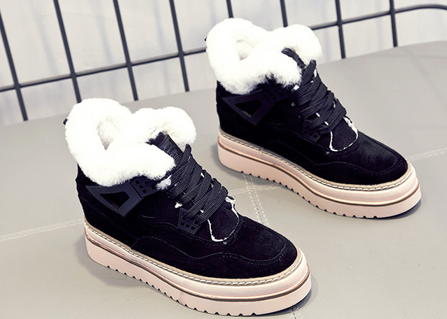 Buty  Damskie - PLATFORMA - Ocieplane zdjęcie 6