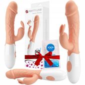 WIBRATOR DAMSKI KRÓLICZEK PUNKTU G MASAŻER ŁECHTACZKI MEGA ORGAZM + ŻEL