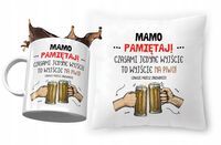 Zestaw Dla Mamy Poduszka + Kubek Prezent Z Nadrukiem Ze Zdjęciem
