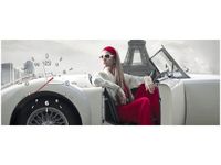 100X40CM ZEGAR PARKING WIEŻY EIFFLA OBRAZ