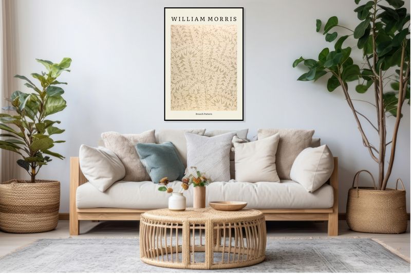 Obraz 40x60cm Design Branch Pattern, Morris Vintage do Salonu zdjęcie 5