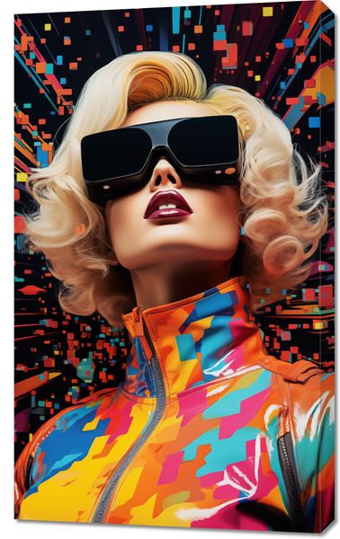 Obraz 60x100cm Retro Futuryzm zdjęcie 1