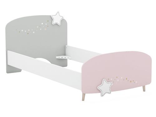 Łóżko dziecięce motyw gwiazdy dla dziewczynki różowe pojedyncze na Arena.pl