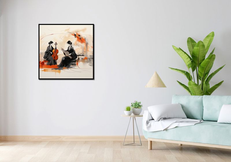 Plakat 80x80cm Harmonia Ciszy zdjęcie 4