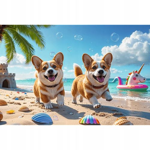 puzzle 100 corgi piesek 16536 na Arena.pl