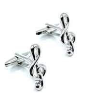 Spinki do mankietów DLA MUZYKA KLUCZ WIOLINOWY