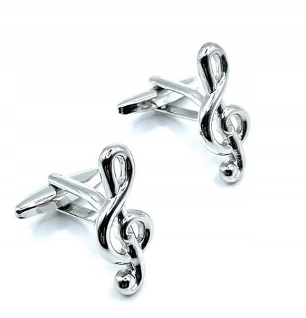 Spinki do mankietów DLA MUZYKA KLUCZ WIOLINOWY na Arena.pl