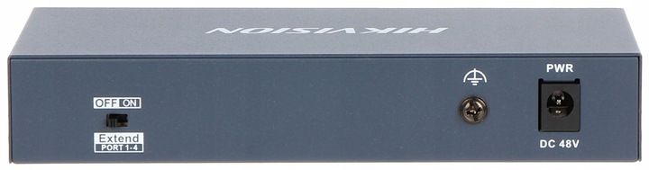 SWITCH HIKVISION DS-3E0106P-E/M 6 PORTÓW SZARY zdjęcie 2
