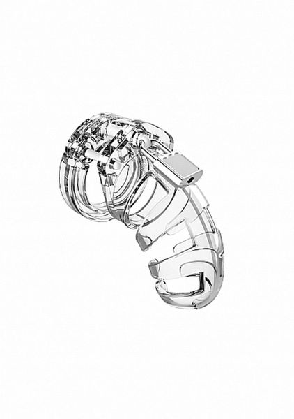 Model 02 - Chastity - 3.5"" - Cock Cage - Transparent zdjęcie 1