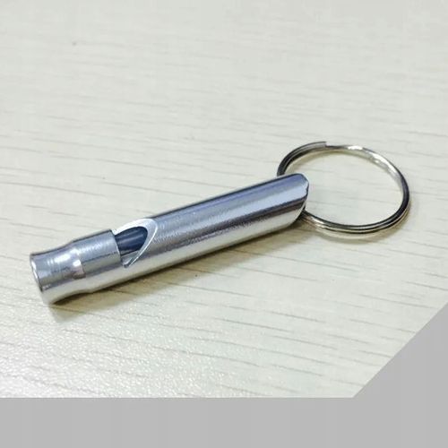 Gwizdek Alarmowy Sygnałowy Niskie Częstotliwości Pisk Odstraszasz Srebrny na Arena.pl