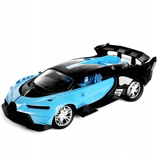 Samochód ZDALNIE STEROWANY RC AUTO KIEROWNICA PEDAŁY Niebieski na Arena.pl