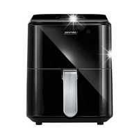 Frytkownica beztłuszczowa air fryer 4,5 l duża czarna MPM MFR-11