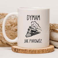 CHAMSKI KUBEK BEZ CENZURY | ŚMIESZNY PREZENT | DO PRACY BIURA DOMU | 330 ml