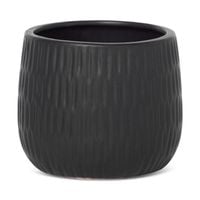 Doniczka osłonka ceramiczna MONI 16X16X13 czarna