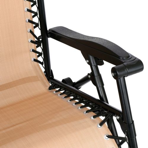 Leżak ogrodowy Orion Zero Gravity beżowy na Arena.pl