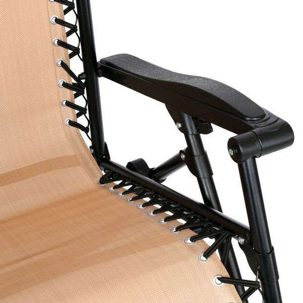 Leżak ogrodowy Orion Zero Gravity beżowy zdjęcie 9