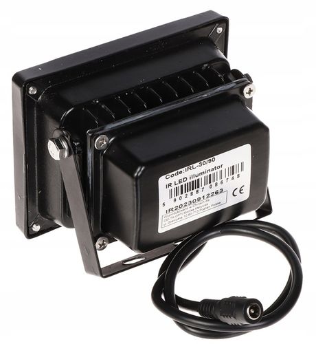 ZEWNĘTRZNY OŚWIETLACZ REFLEKTOR PODCZERWIENI IR 30 m DO KAMER na Arena.pl