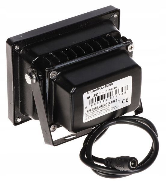 ZEWNĘTRZNY OŚWIETLACZ REFLEKTOR PODCZERWIENI IR 30 m DO KAMER zdjęcie 6