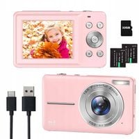 HD APARAT FOTOGRAFICZNY CYFROWY DLA DZIECI 1080P 32G 2 BATERIE