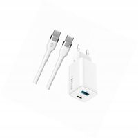 Szybka ładowarka GaN 45W 2 wejścia z kablem 2m do myPhone Hammer Blade 3