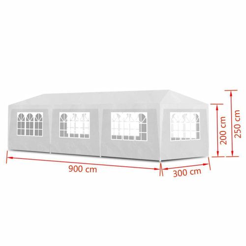 Namiot Imprezowy, 3 X 9 M, Biały na Arena.pl
