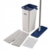 CleanAid Formosa 2 – Zestaw Mop Płaski 360° z Wiadrem i Kijem 155 cm