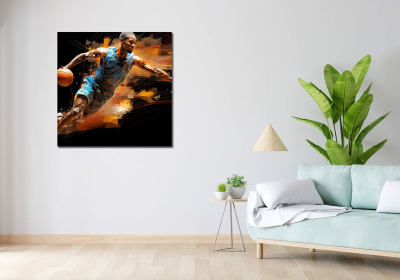 Obraz 90x90cm Przełomowy Drybling zdjęcie 2