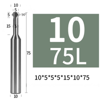 Fazownik dwustronny 90⁰ góra dół  dodatni ujemny Roz: 10x90°xD10x75L