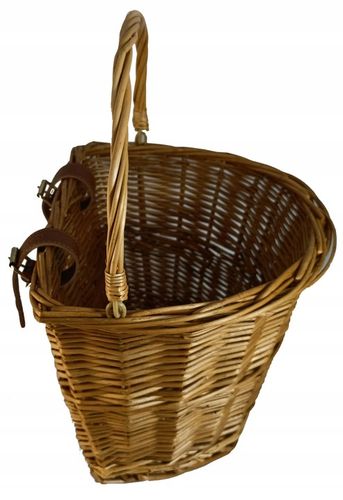 Koszyk rowerowy z wikliny kosz wiklinowy na rower prosty montaż przód na Arena.pl