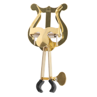 Lirka marszowa pulpit do trąbki i kornetu mosiądz Złota RMB Riedl 316