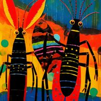 Plakat 100x100cm Taneczne Rytmiki