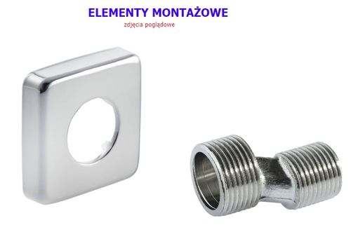 BATERIA WANNOWA CORNER ŚCIENNA STOJĄCA CHROM POŁYS na Arena.pl