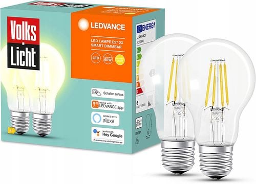 ŻARÓWKA LED E27 Ledvance Inteligentna Bluetooth Ciepła 6W 806lm 2szt na Arena.pl