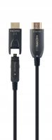 Kabel optyczny AOC HDMI z adapterem D/A 30 m